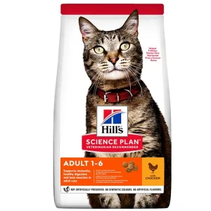Croquettes chat adulte au poulet 1,5kg – Hill&rsquo;s Science Plan