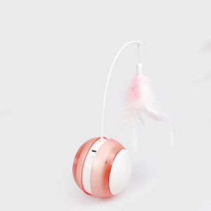 Balle Interactive USB – Jouet Lumineux & Automatique pour Chats