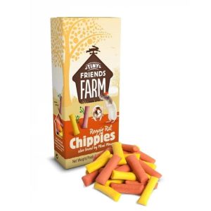 Tiny Friends Farm – Reggie Rat & Mini Mouse Chippies – Friandises rat et souris