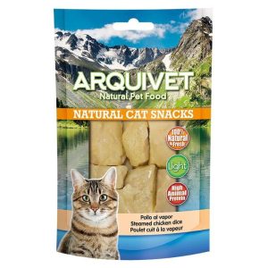 ARQUIVET Poulet cuit à la vapeur 50 Gr Chat