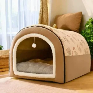 Niche pour chien d'intérieur