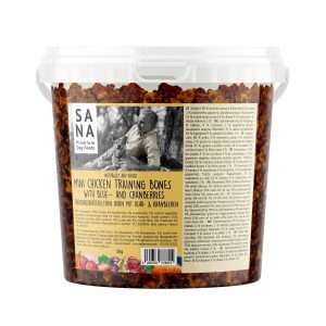 Friandises os  de  poulet avec myrtilles et cranberries -SANA